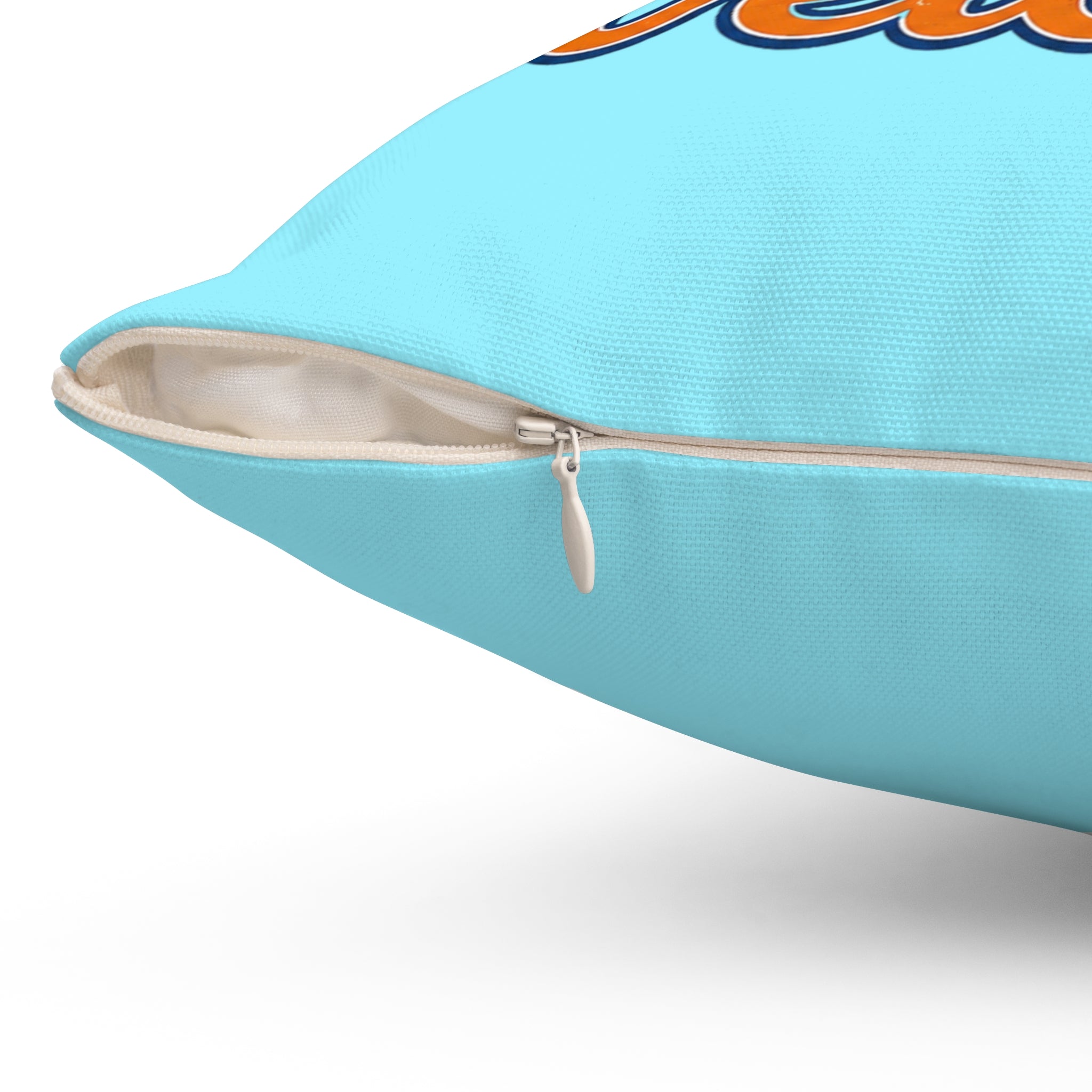 Sunrise Waves Welcome pillow | Decorative Square Pillow, Beach Nautical Throw Pillow