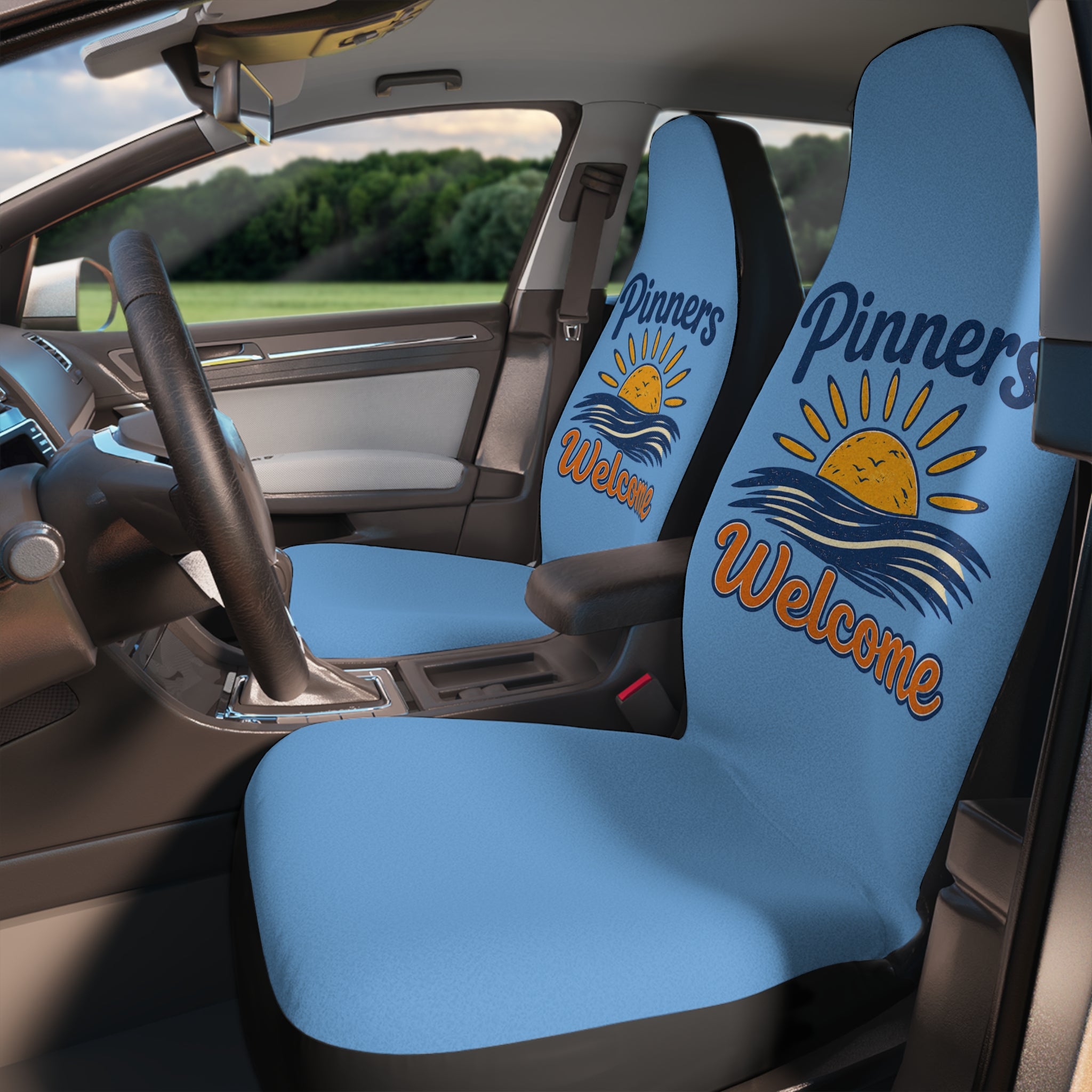 "Pinners Welcome" - Car Seat Covers