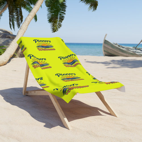 "Pinners Welcome" - Beach Towel
