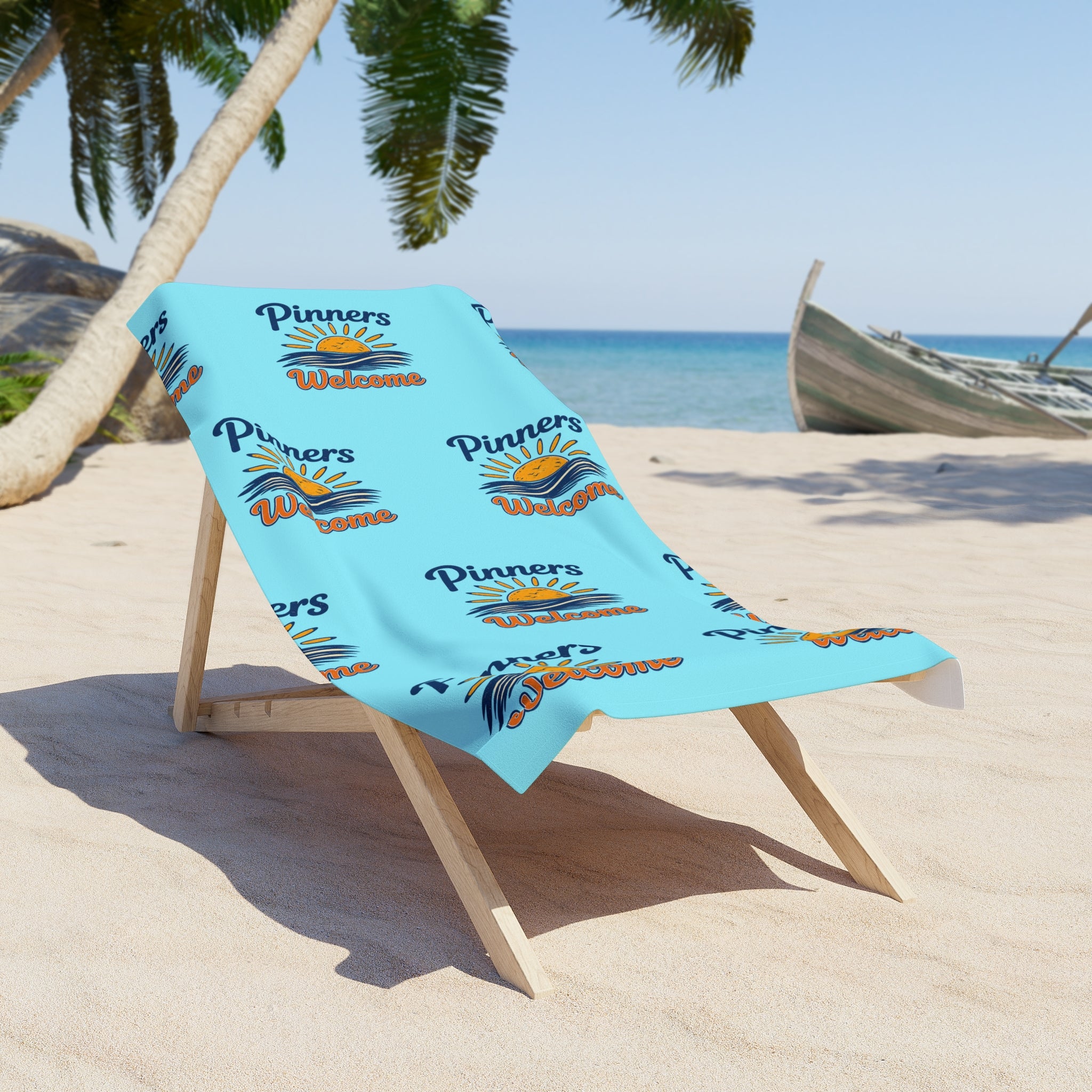 "Pinners Welcome" - Beach Towel