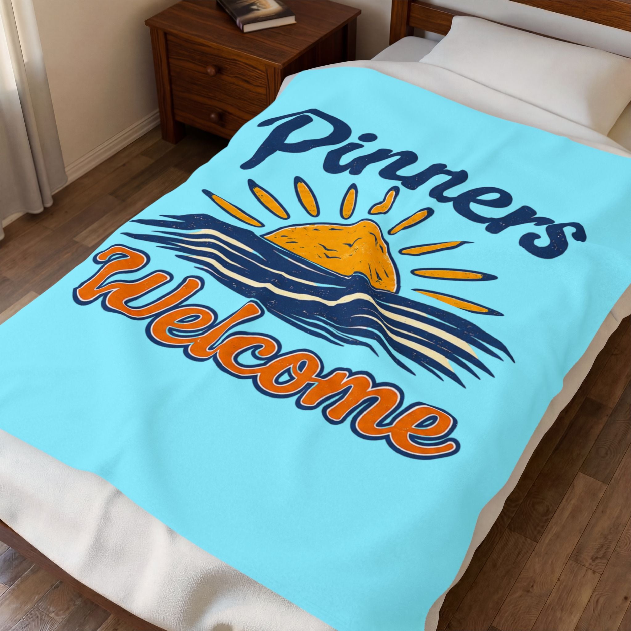 "Pinners Welcome" - Velveteen Plush Blanket
