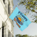 "Pinners Welcome" Double Sided Flag - BLUE
