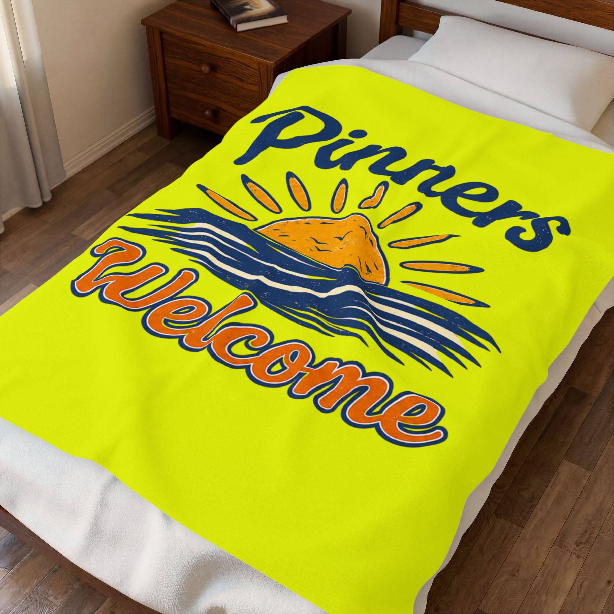 "Pinners Welcome" - Velveteen Plush Blanket